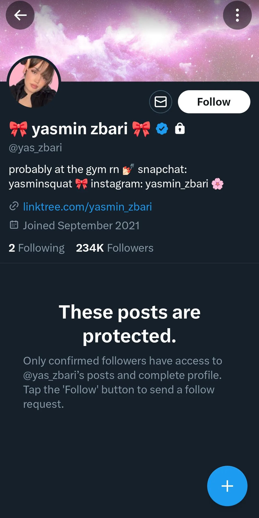 What happened to her twitter and insta?