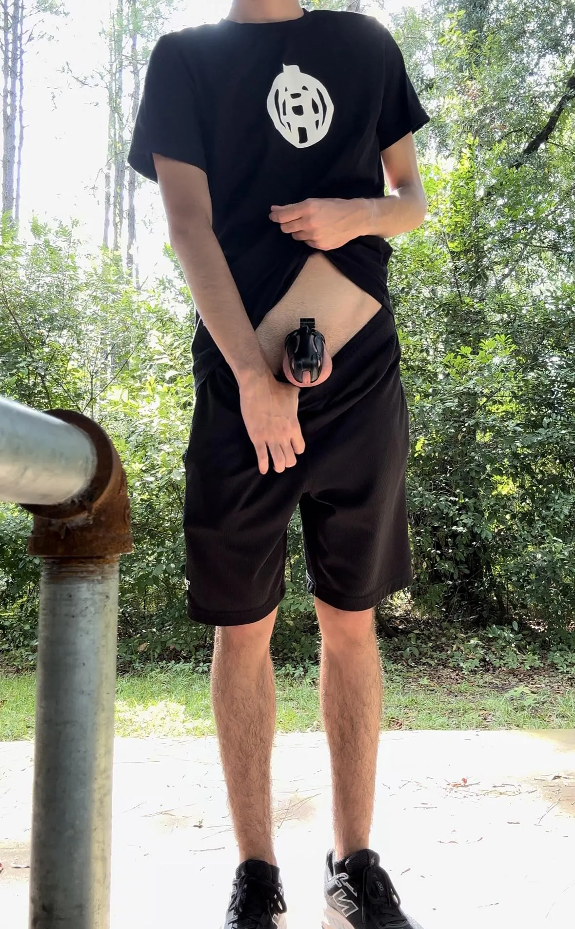 Another Park Walk in Chastity