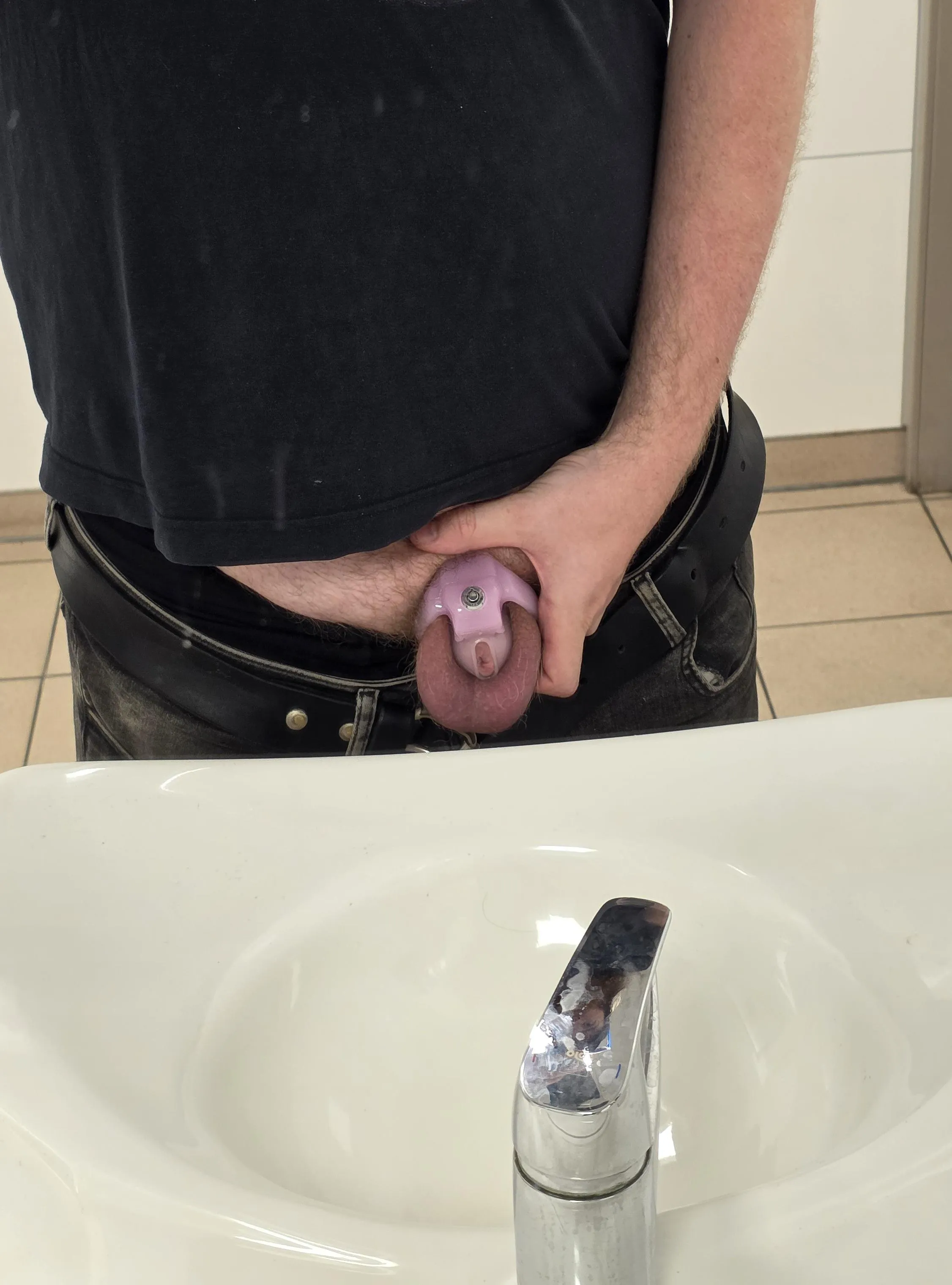 First time caged out in public