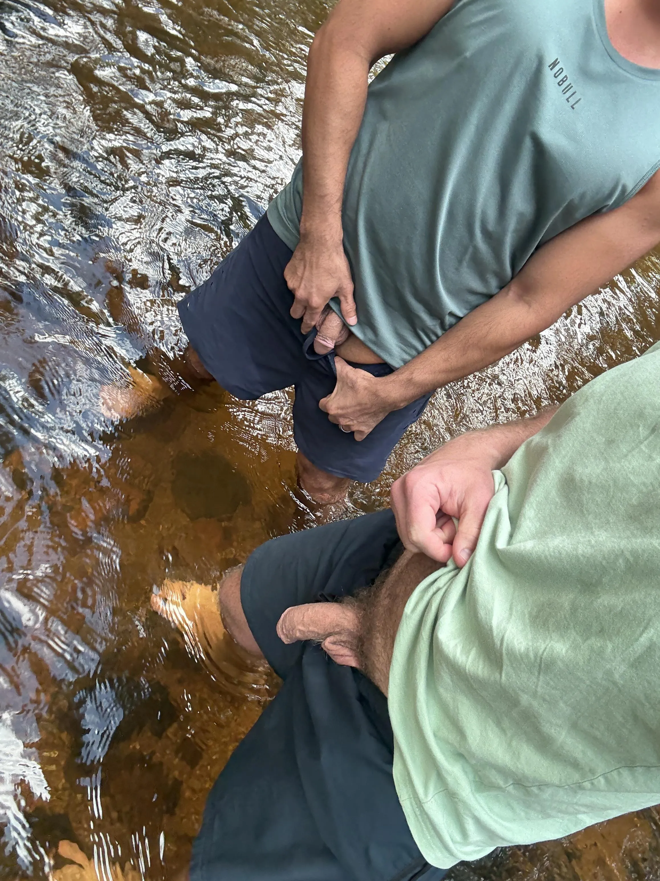 Bros out camping. How are you getting us hard? [35]