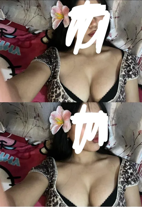 can you think what would be the flavour of my juicy boobies?