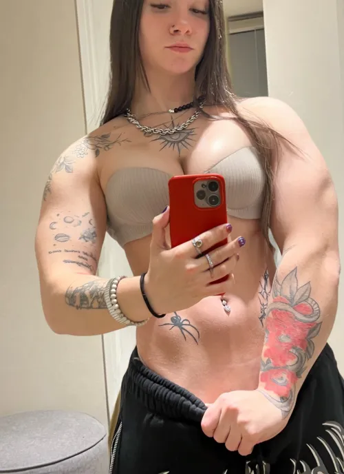 I like being stronger. You like that I'm stronger