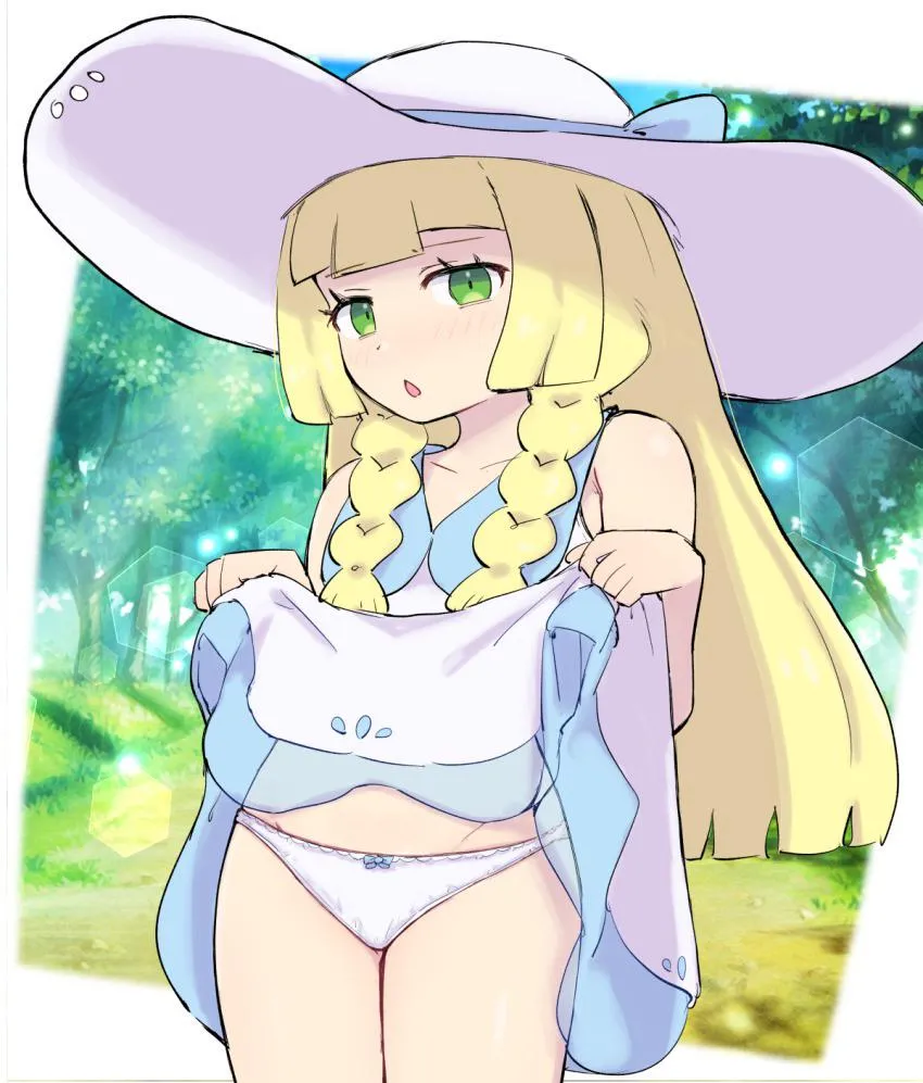 Lillie gives you a peak