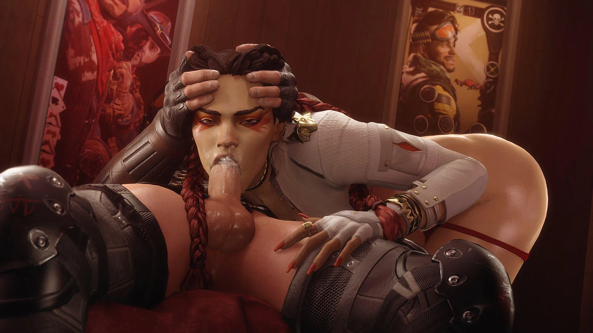 Loba gets a throatpie (Athazel)