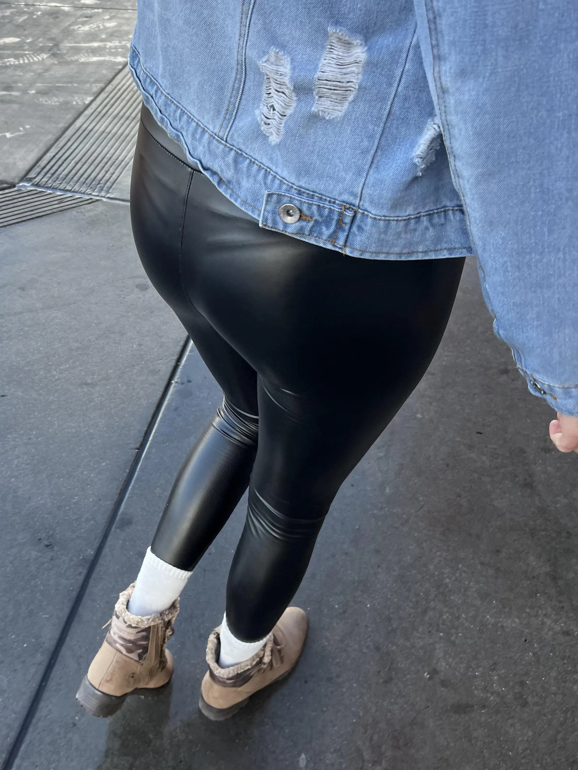 My thong didn’t look like it was showing that bad in the mirror