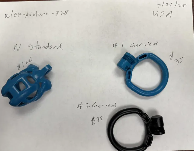 Selling (US).  Aqua blue cobra N standard. #1 curved ring.  #2 curved black ring