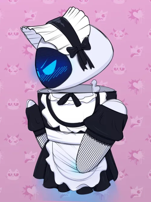 Shy Eve maid [F] (art by dibujito)