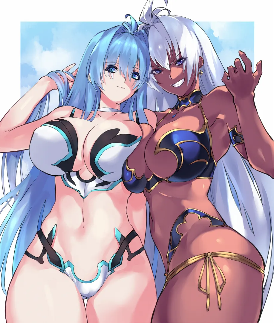 T-elos and Kos-Mos [Xenosaga] (Negrescore)
