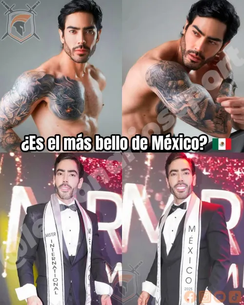 The winner of Mr Model Mexico 2025, already a meme in mexican social media