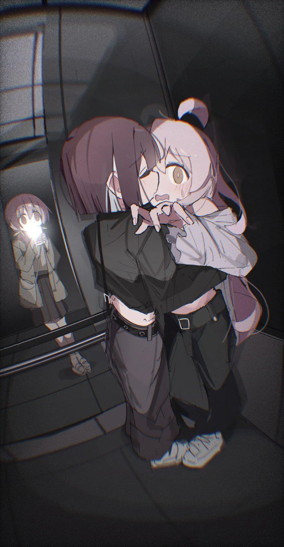 Caught in the elevator (2mai84) [Onii-chan Wa Oshimai!]