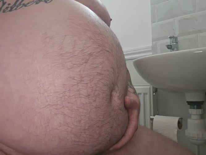 It's a struggle to hold this gut