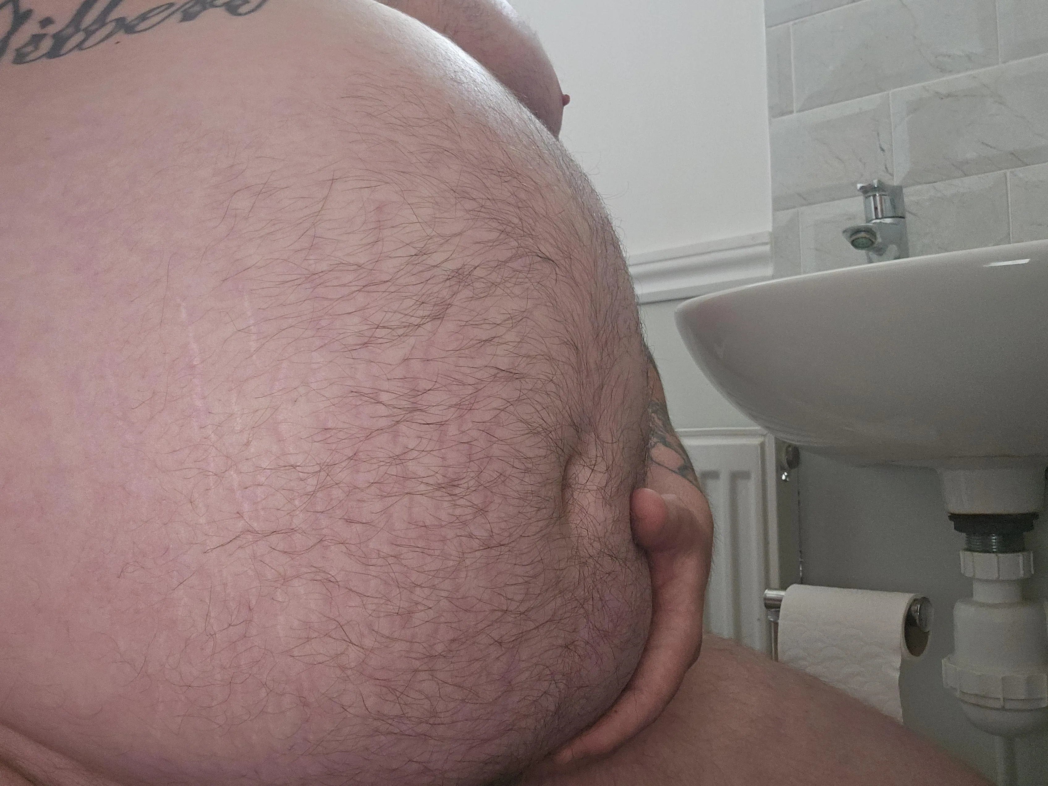 It's a struggle to hold this gut