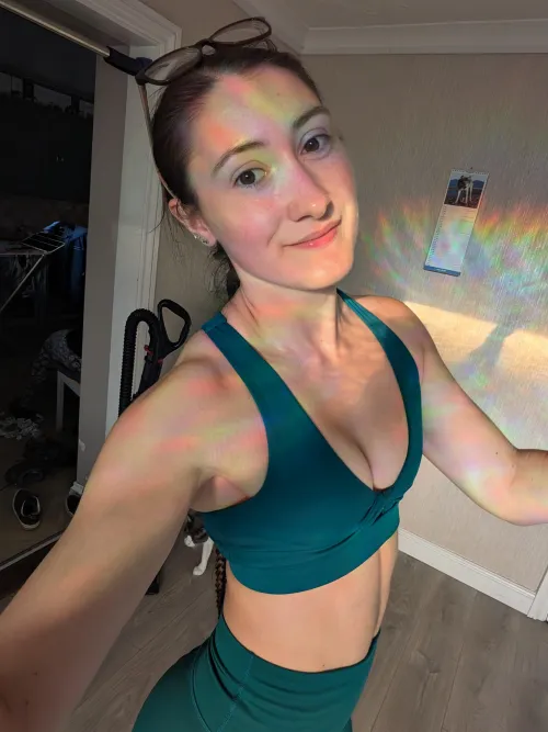 Just me, my skin, and the post-training glow