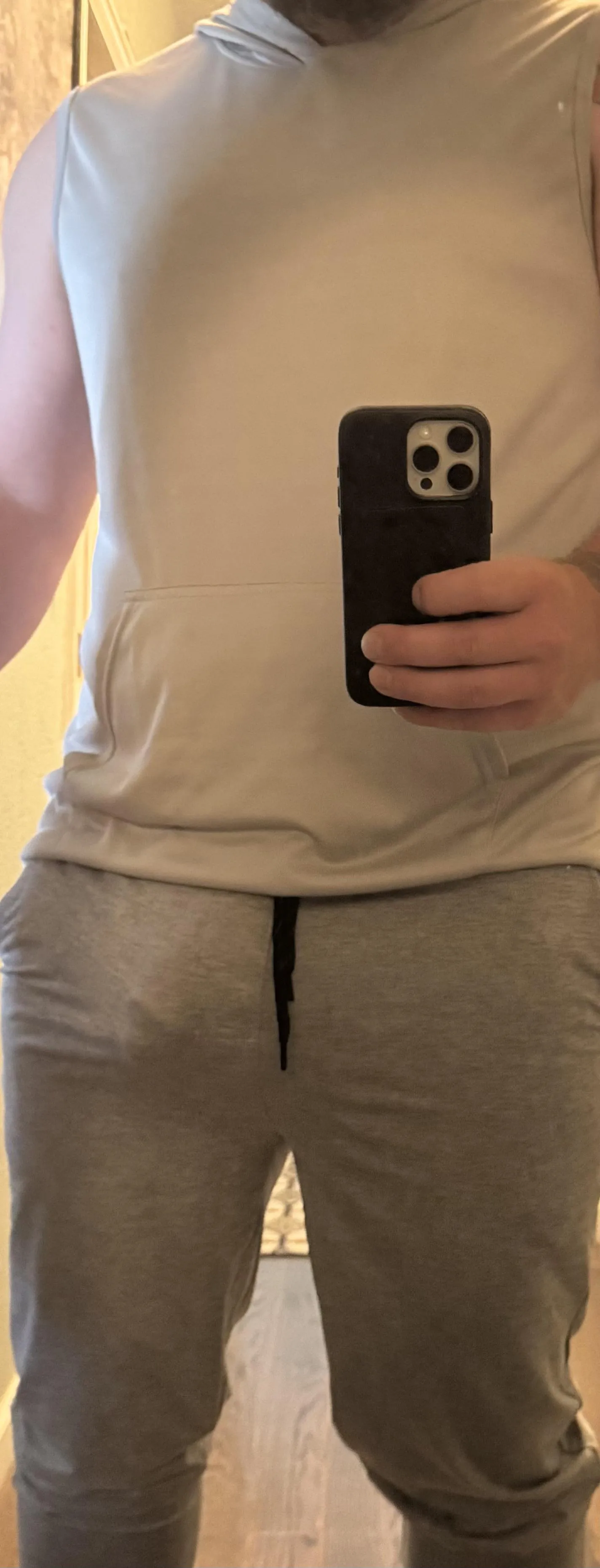 New sweatpants, who’s this?