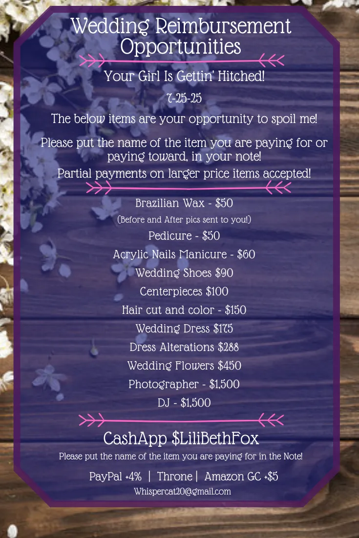 The Ultimate Cuck Opportunity: Pay for my Wedding 💍 I get pampered, you get nothing. It's a win-win 💒