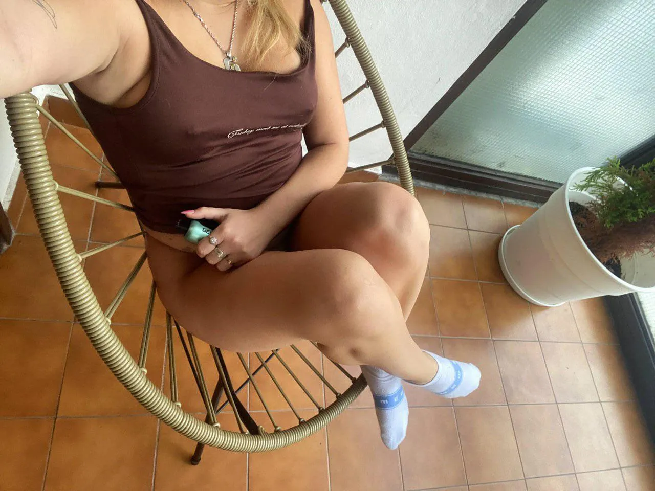 Kept my socks on while I made myself soaked