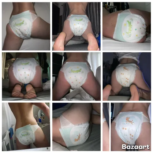 My Pampers padded butt!😍