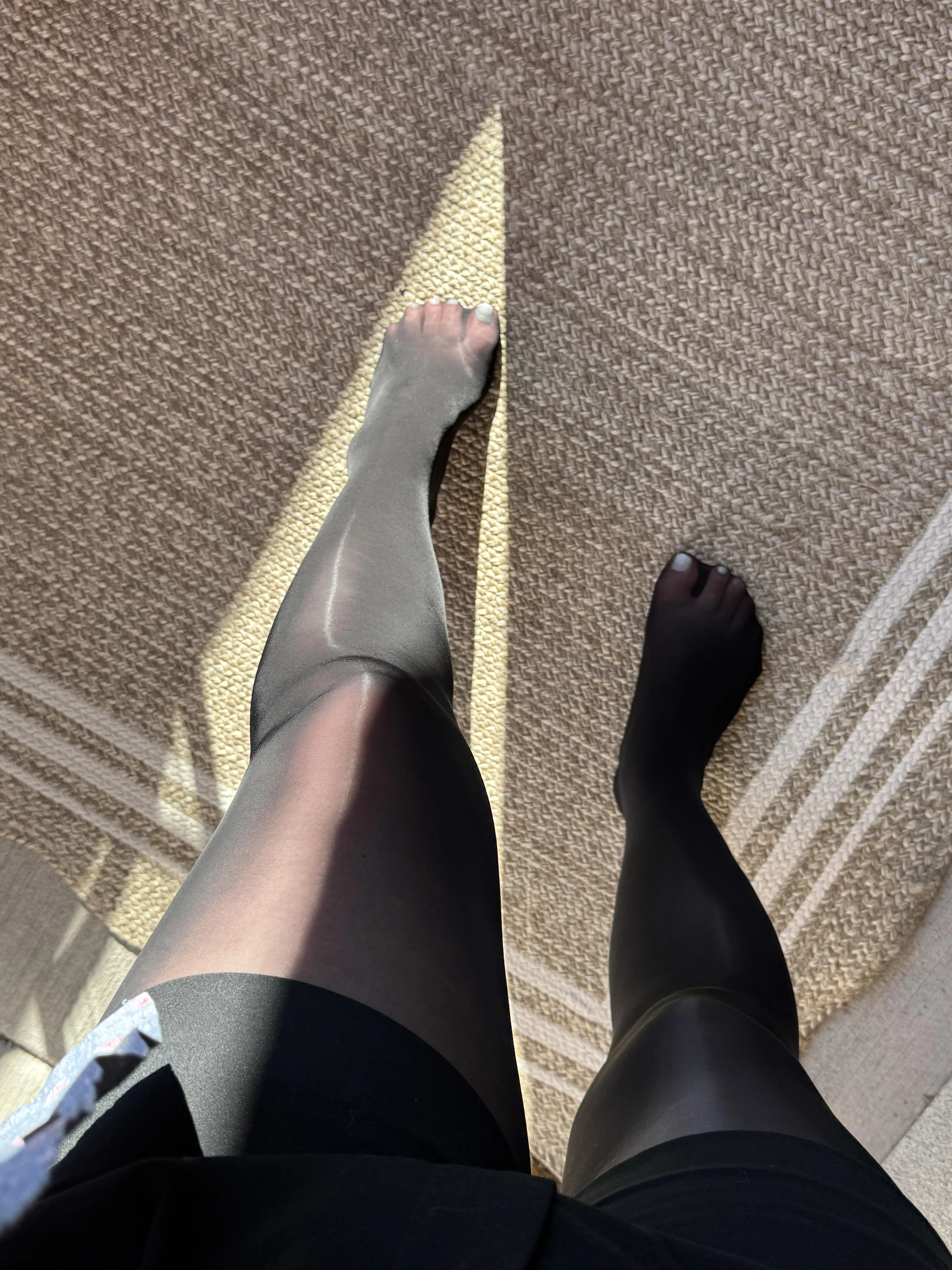 These pantyhose are so shiny