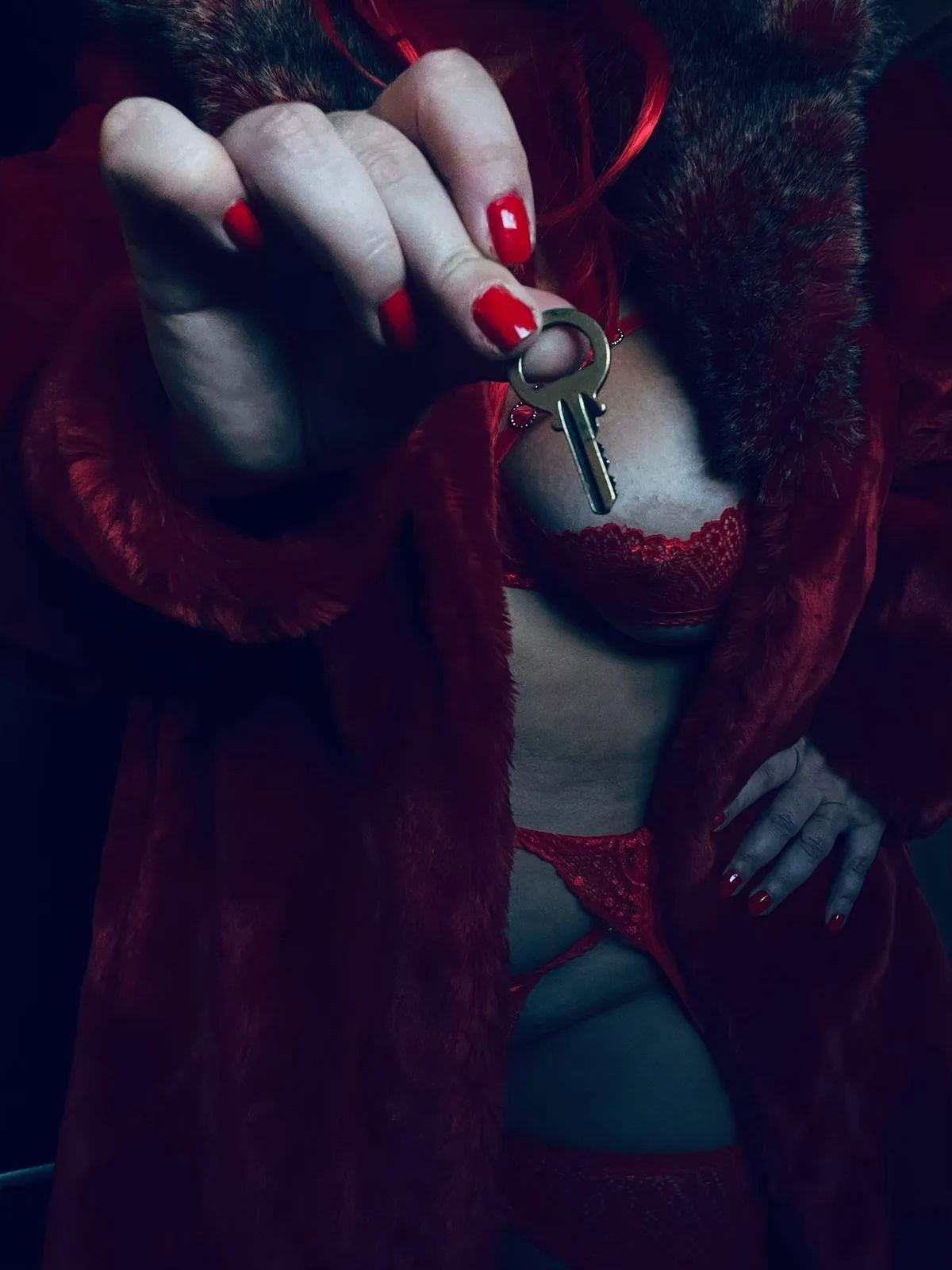 You can stare at my cleavage all you want… but your little cock stays locked. The only freedom you have is to obey