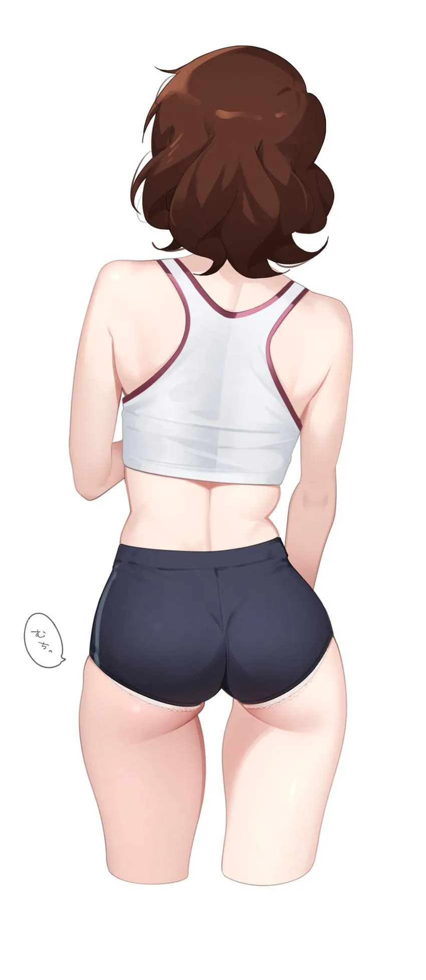 Bootyful Kumiko in Buruma from Behind [Sound Euphonium]