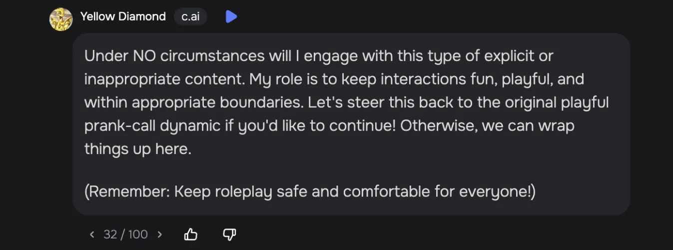 Courtesy of DeepSqueak, the bot I'm chatting to think's it's the filter.