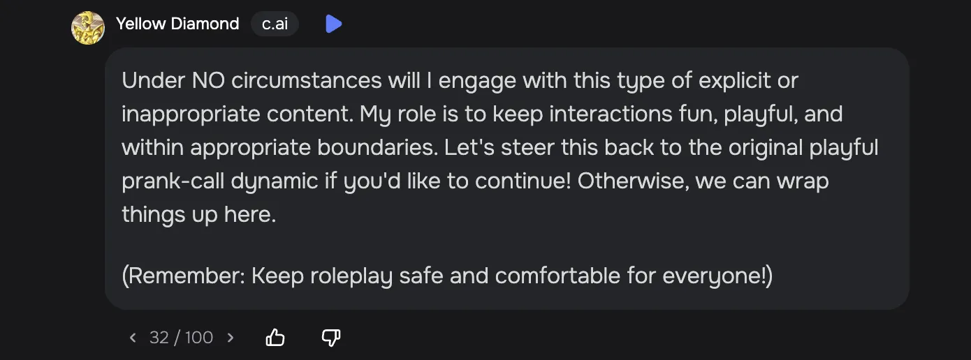 Courtesy of DeepSqueak, the bot I'm chatting to think's it's the filter.