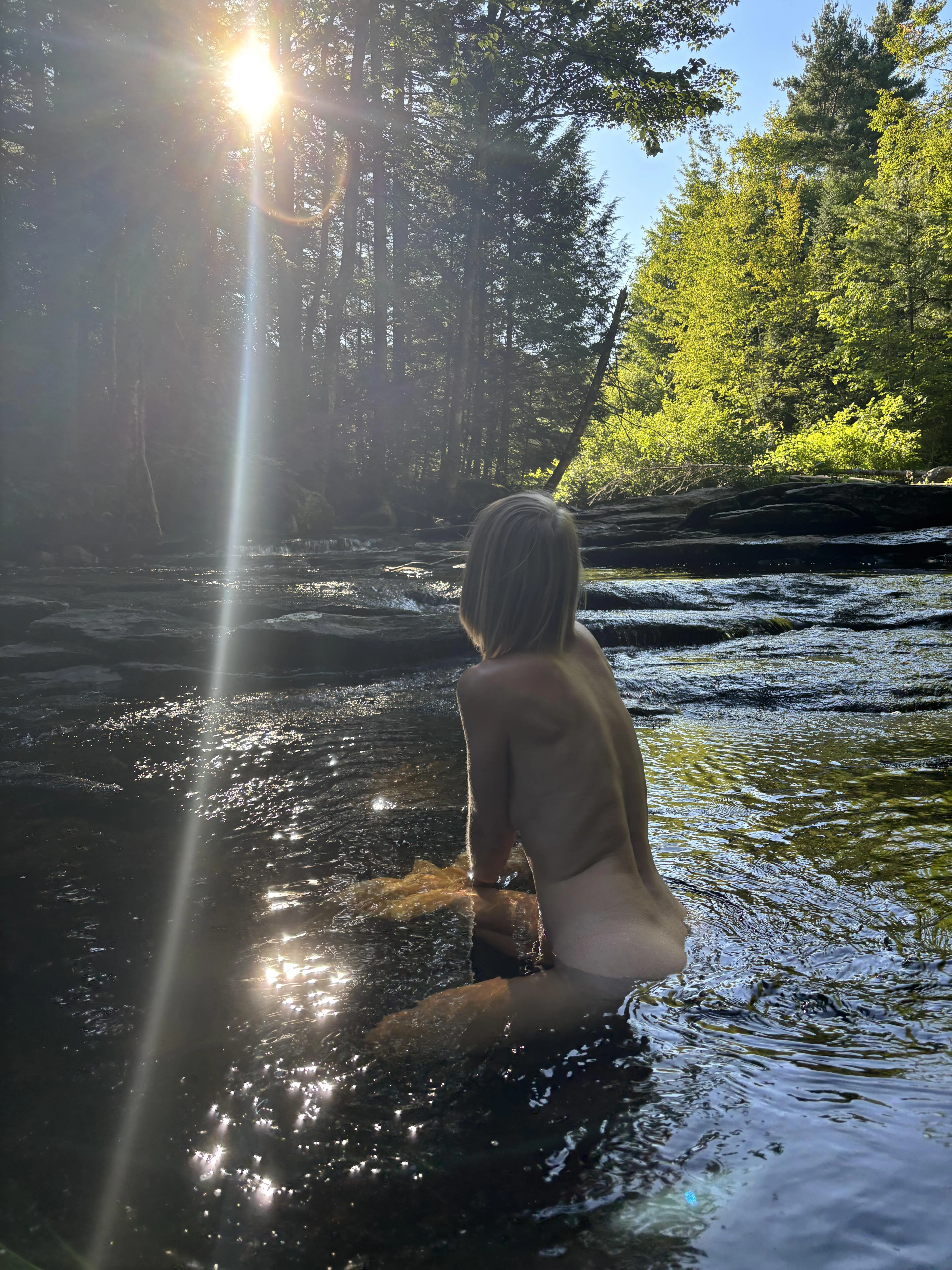 Evening swim