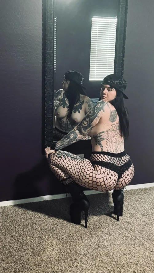 Fishnets and heels, whatever else could you want