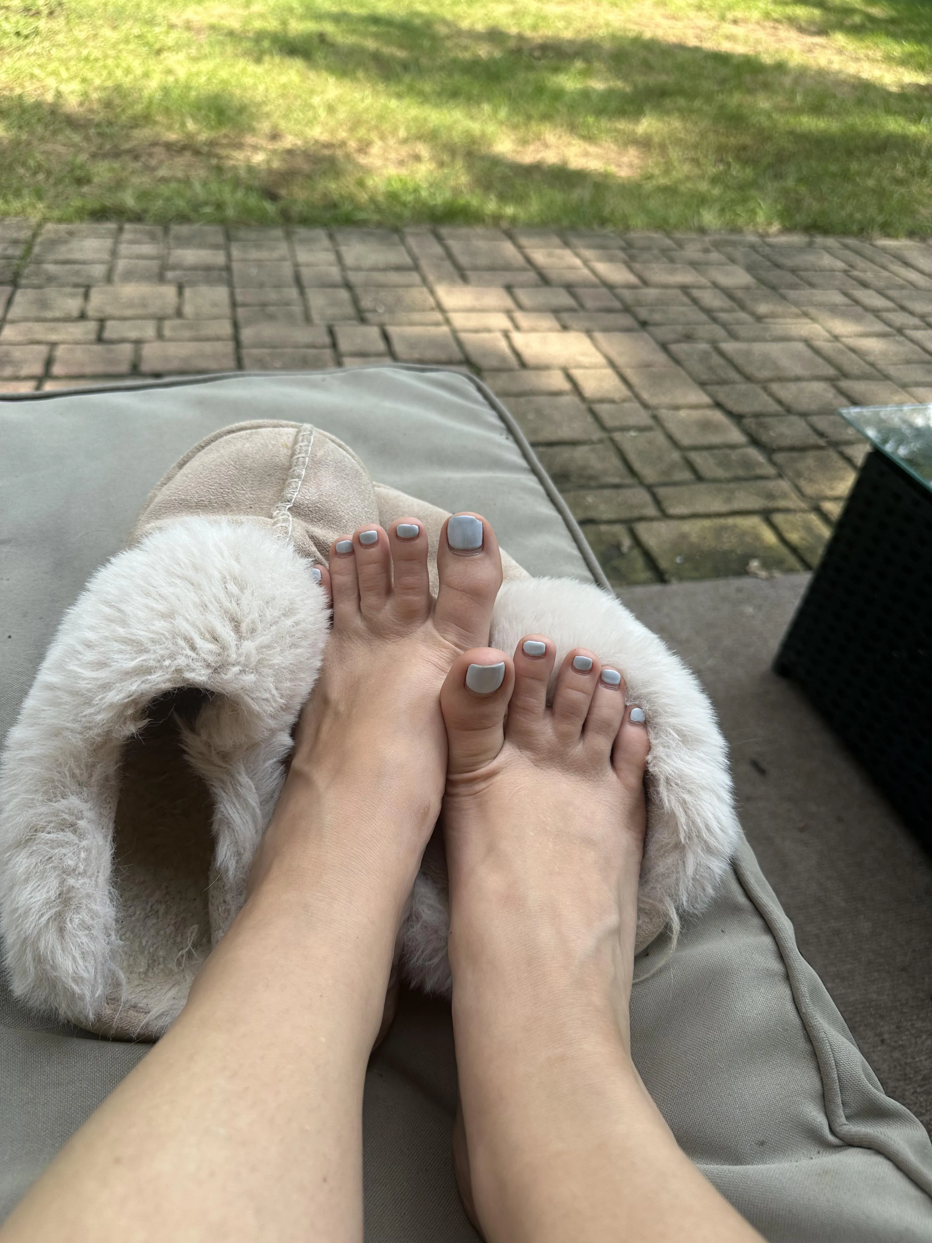 I love spending the mornings outside