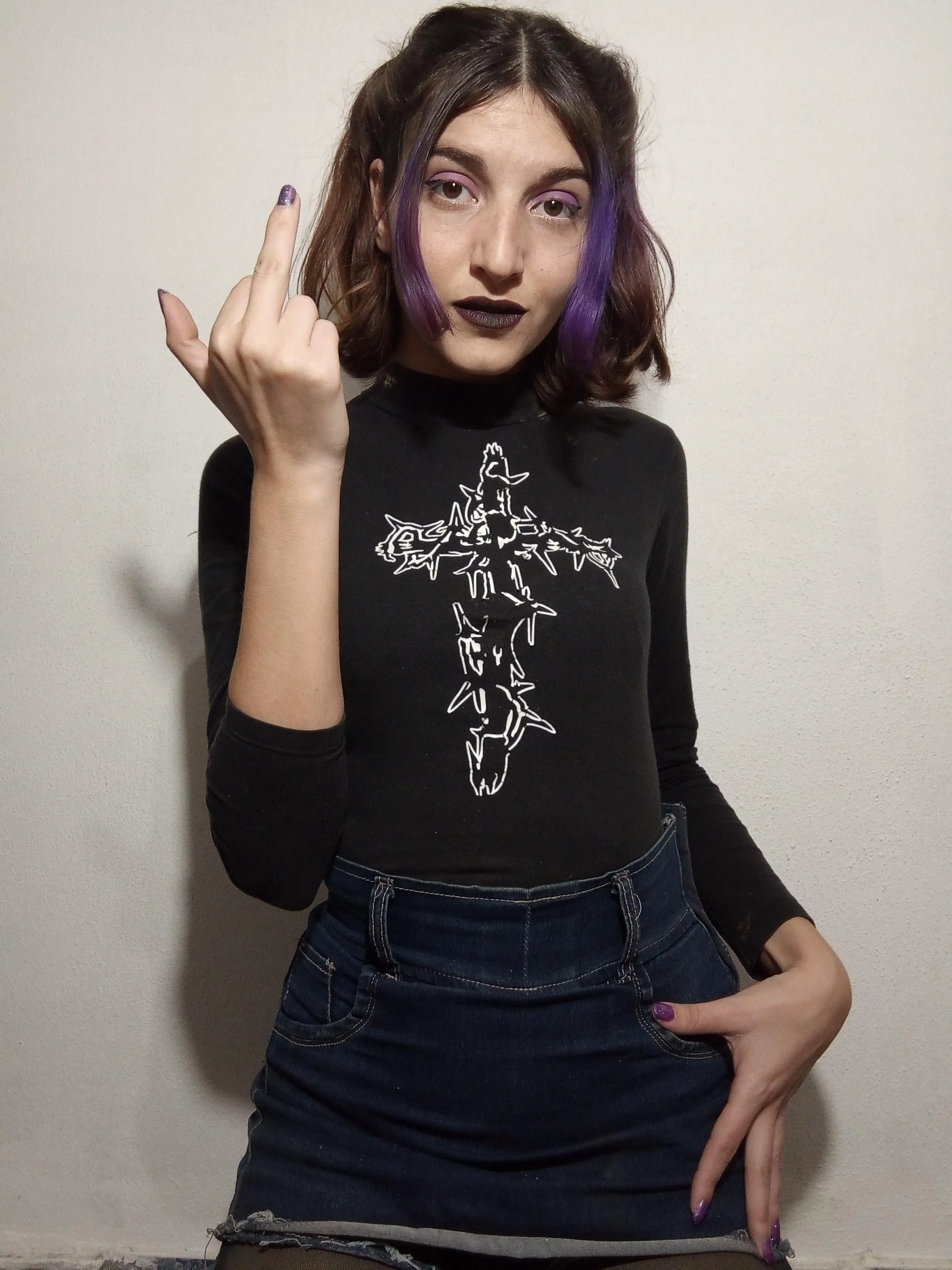 Look at you. Pathetic little thing, scrolling through captions hoping to feel something. You’re not special. You’re not different. You’re just another nameless loser aching for attention you’ll never deserve.