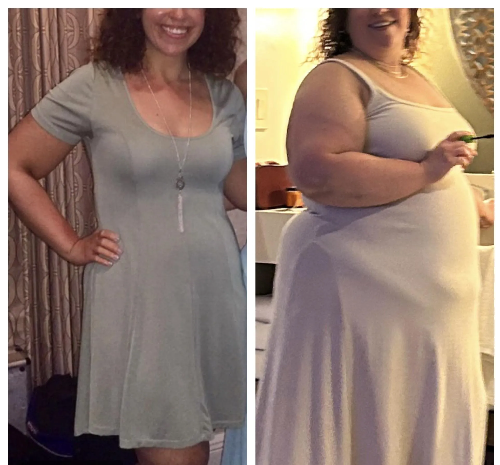 My most impressive before/after. My smallest to my biggest! 😍