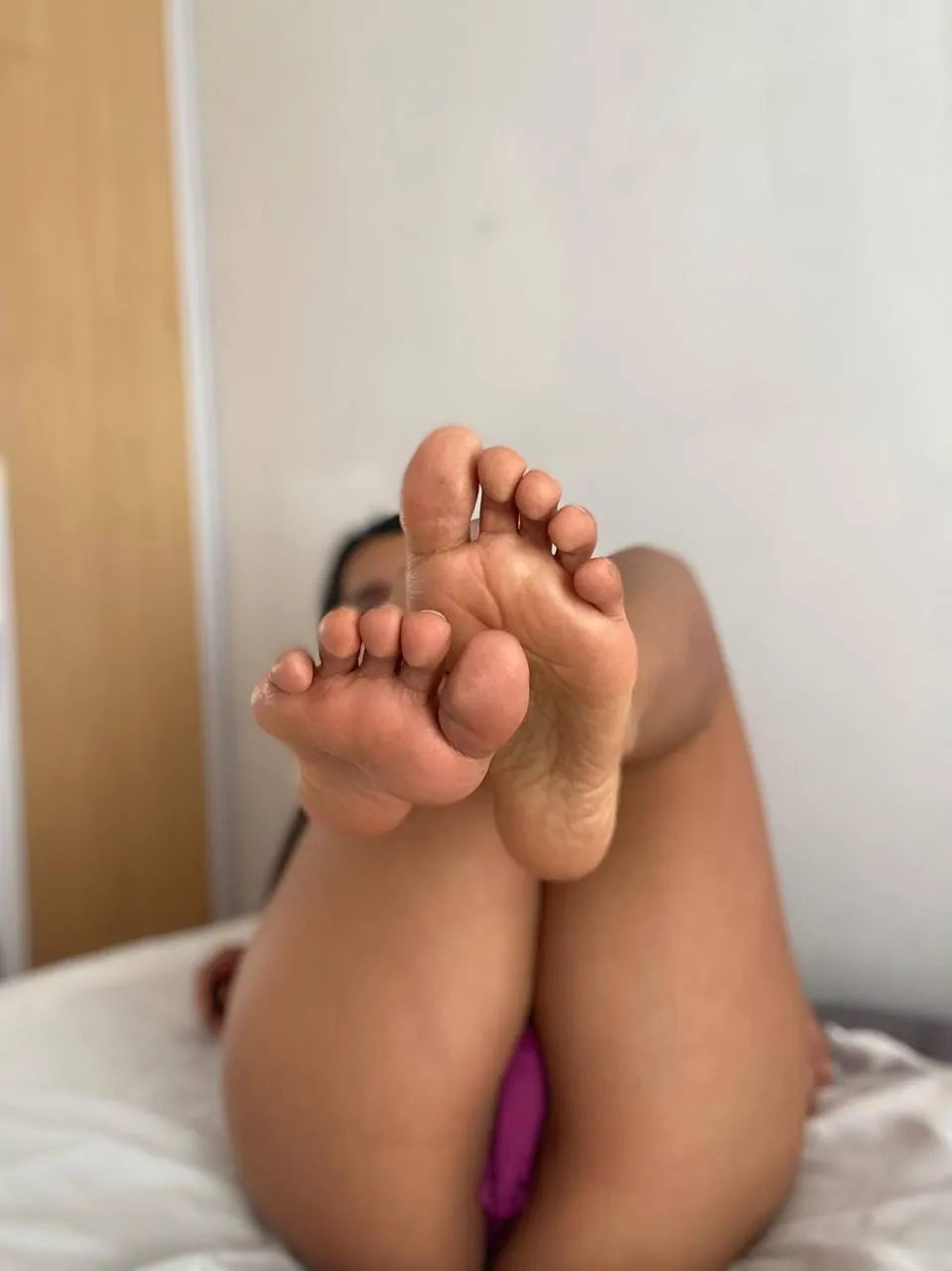 My soles are waiting to caress inside your pants