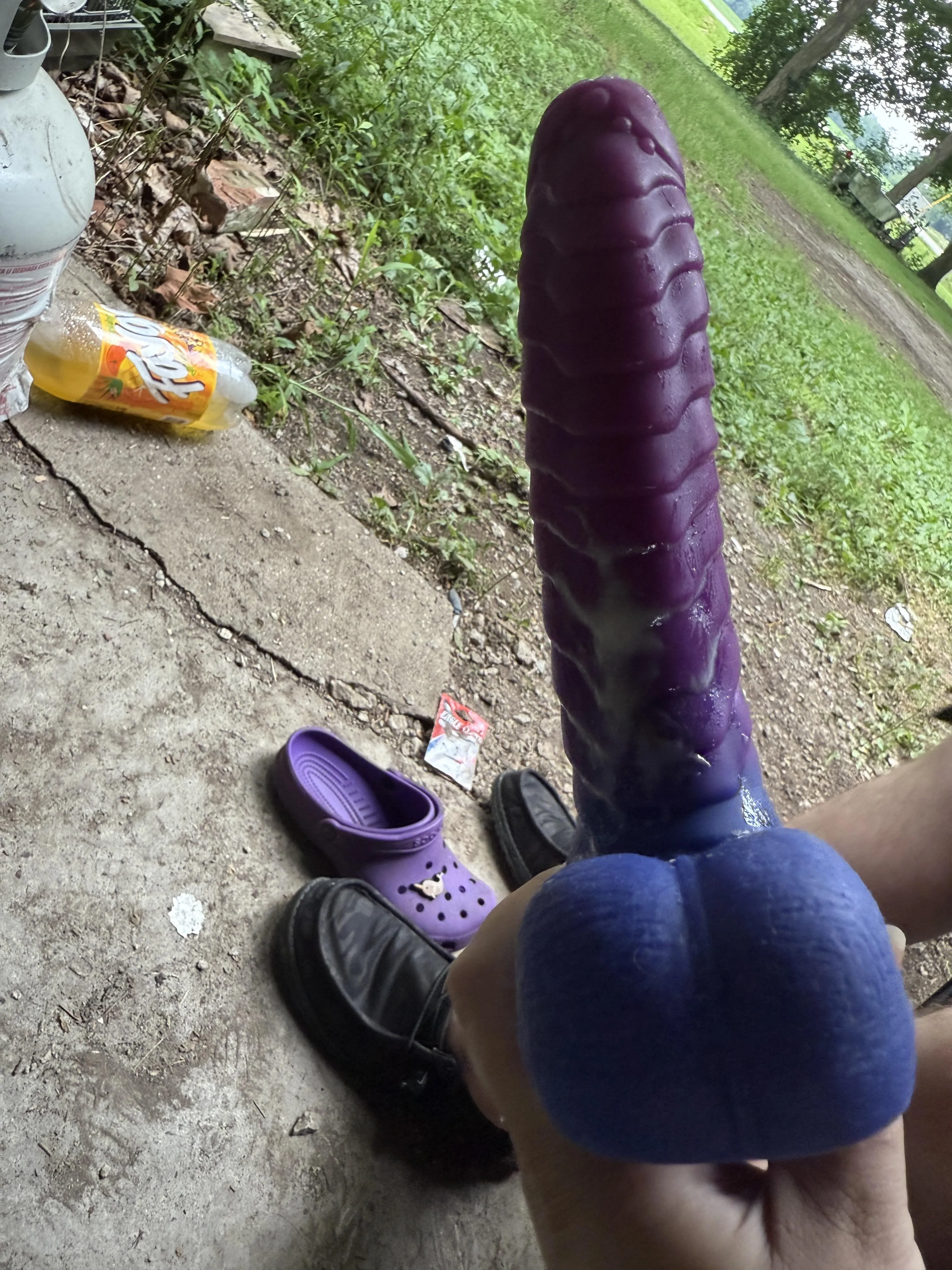 Played in the garage with the door open…. Shhh