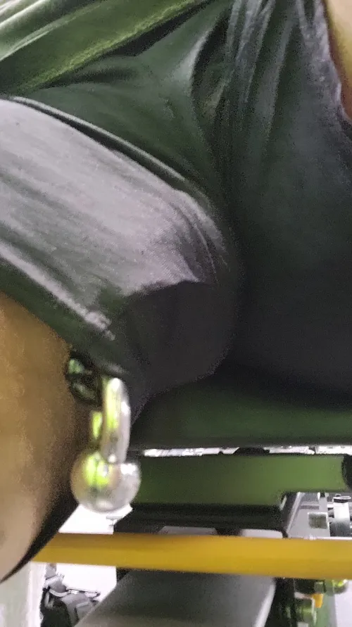 Slipped out while on the bike, gym shot