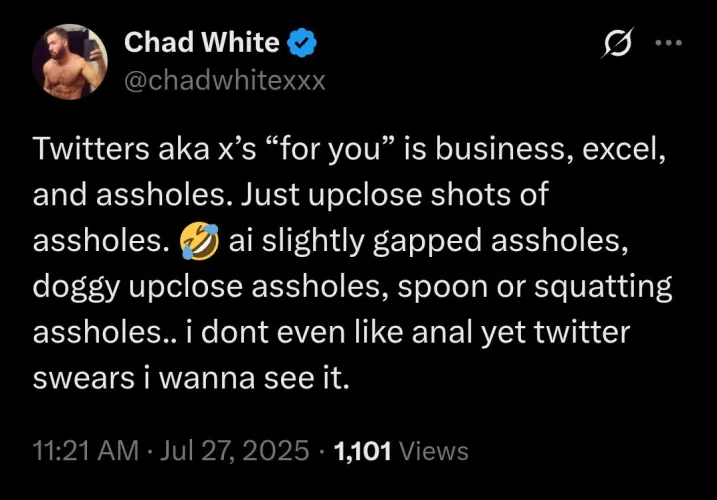 X wants to show him anal