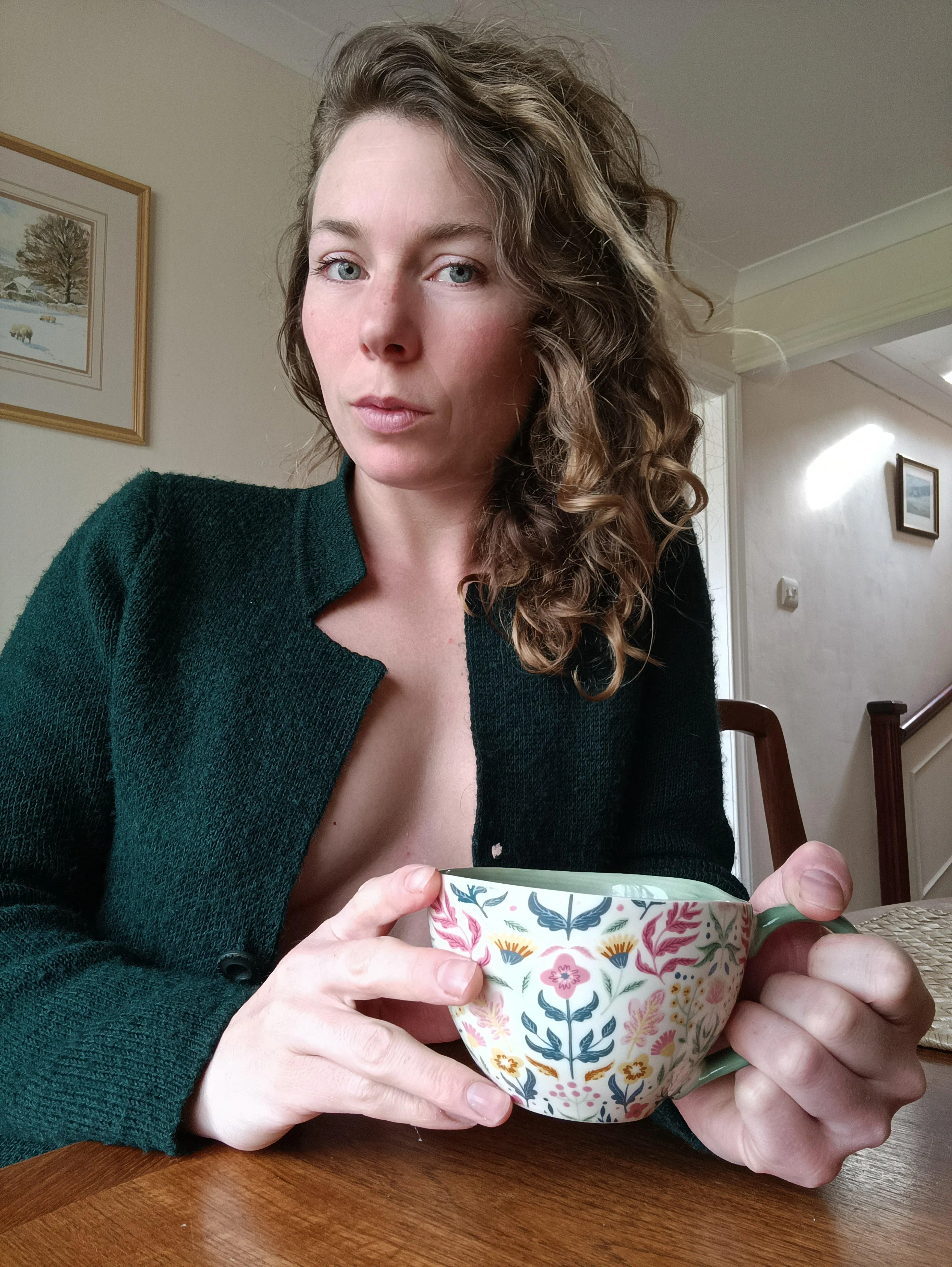 Bring me tea, I'll bring the titties