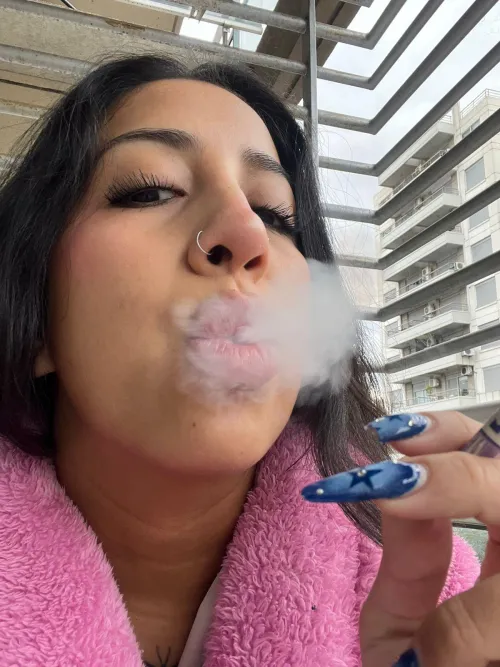 Can i sit in your legs and smoke?🥵