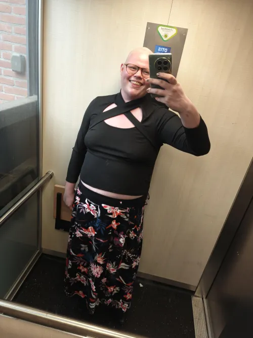 I just shaved my head for the very first time! What do you think?