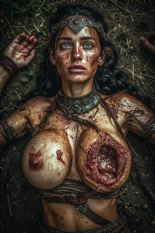 punishment of an amazon warrior who refuses to improve her archery skills