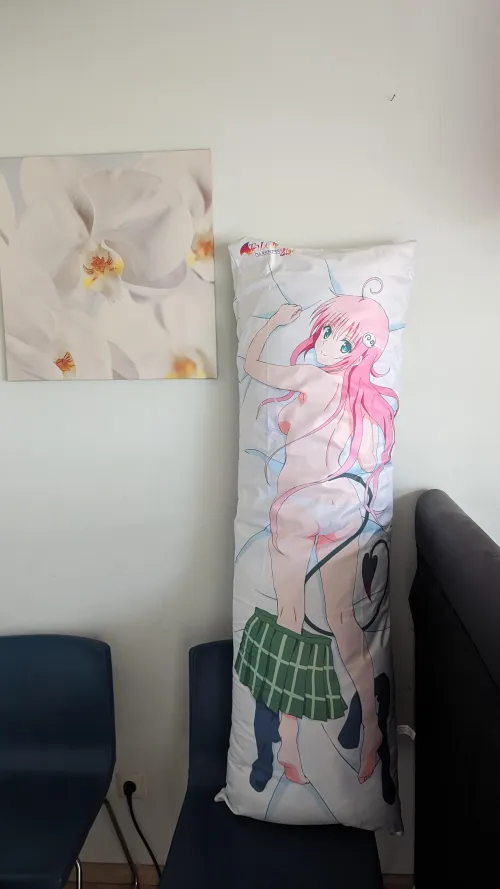 She's there to give me a standing ovation everytime i wake up