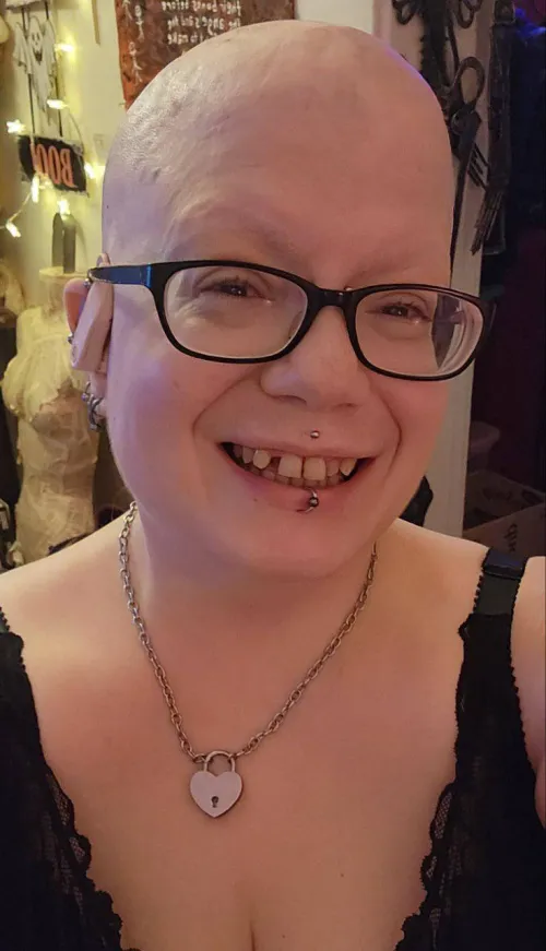 shining and smiling after a fresh shave session