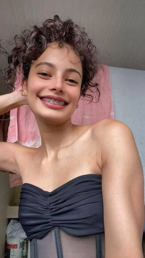 07 teen with a tiny titty, do you think i'm cute enough?