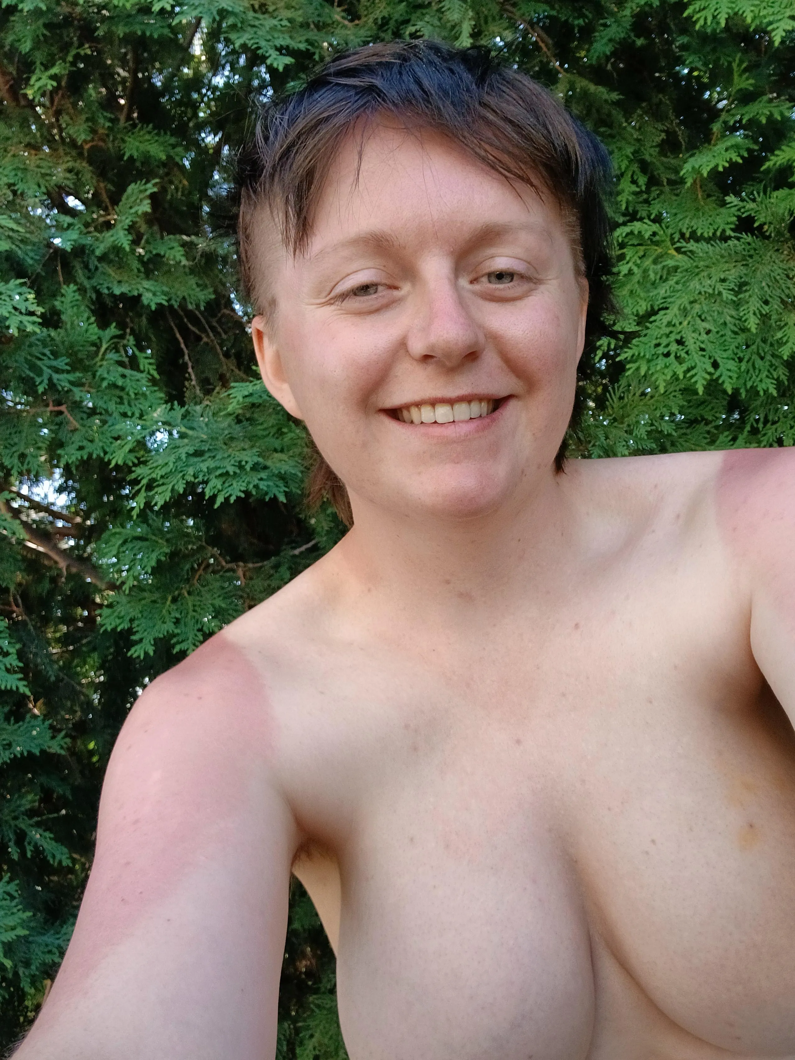 As naked as Eve in the garden