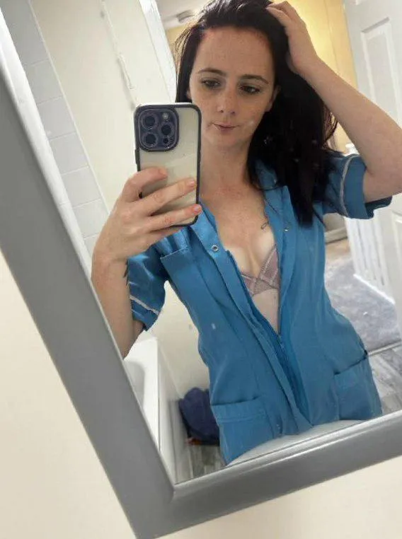 Do I look fit wearing my scrubs?