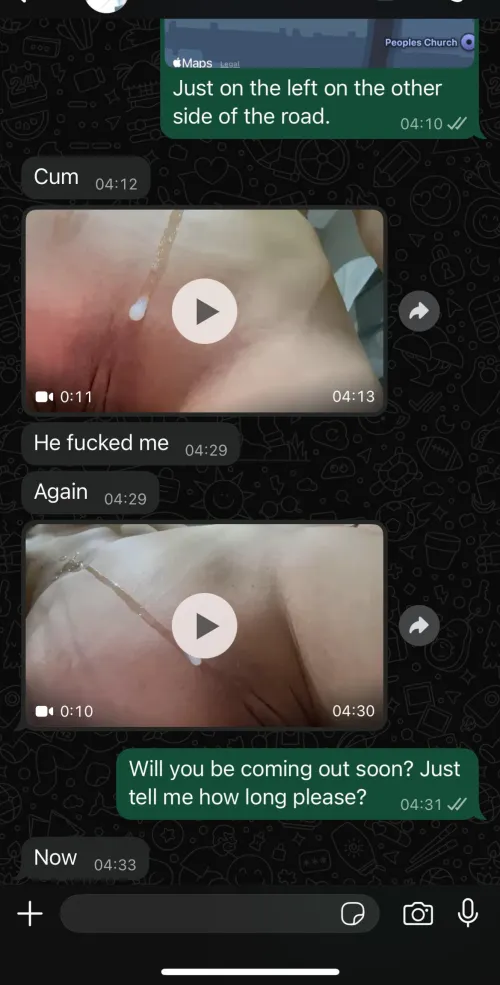 Hotwife getting creampied