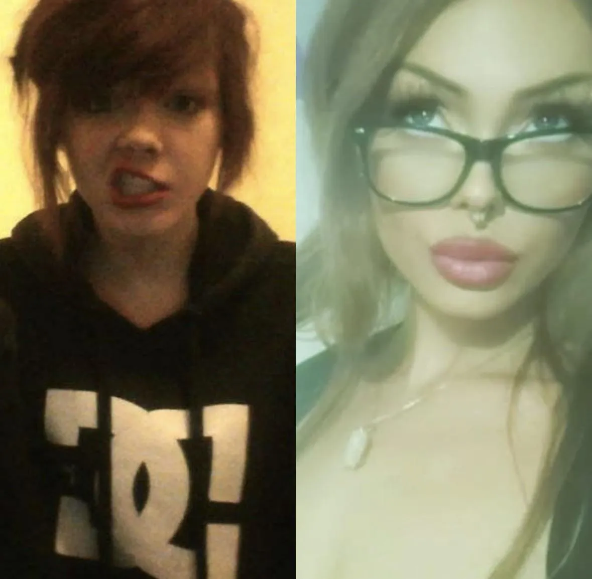 I went from tomboy to bimbo