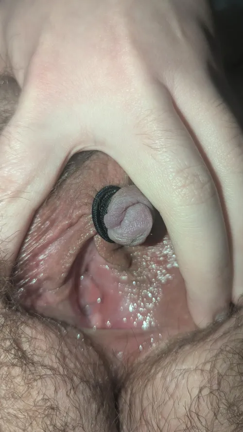 I wonder how much I can take before it goes permanently numb (ftm)