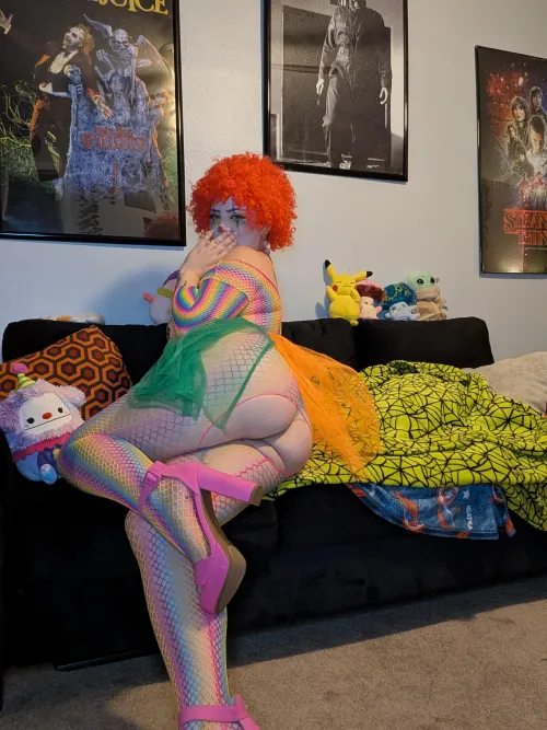 I'll let you pick which clown hole.