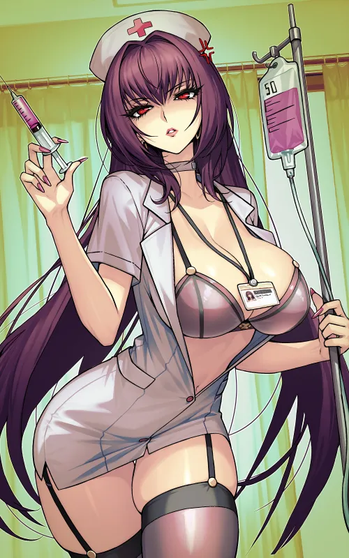 Nurse Scathach's Syringe (dynamitenatalia) [Fate/Grand Order]