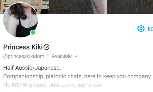 Offering companionship, platonic chats and friendship on OF. No NSFW please, just genuine and pure interactions xx